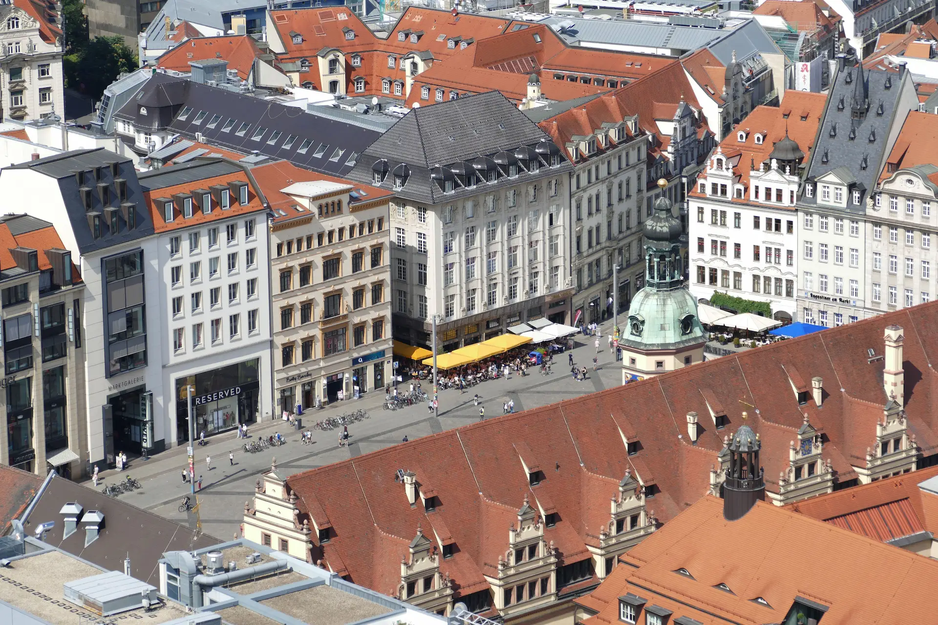 Leipzig Zentrum: zu Fuß vom Hotel am Bayrischen Platz