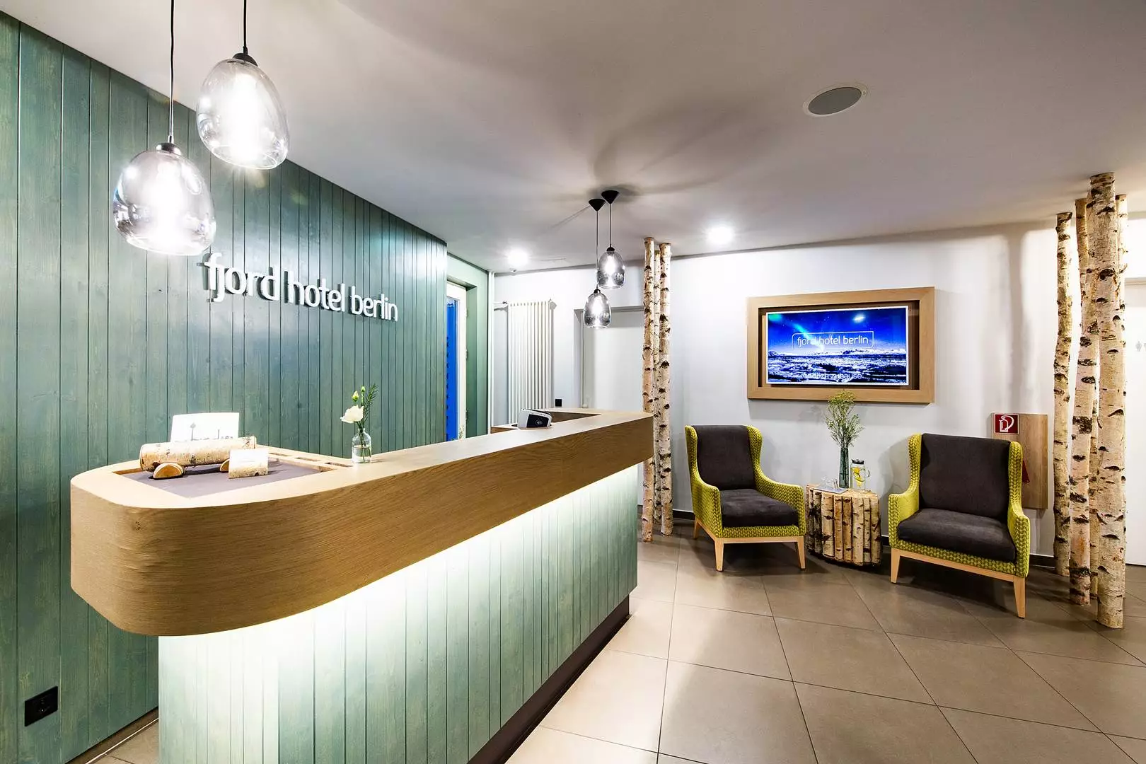 Lobby unseres fjord hotel berlin
