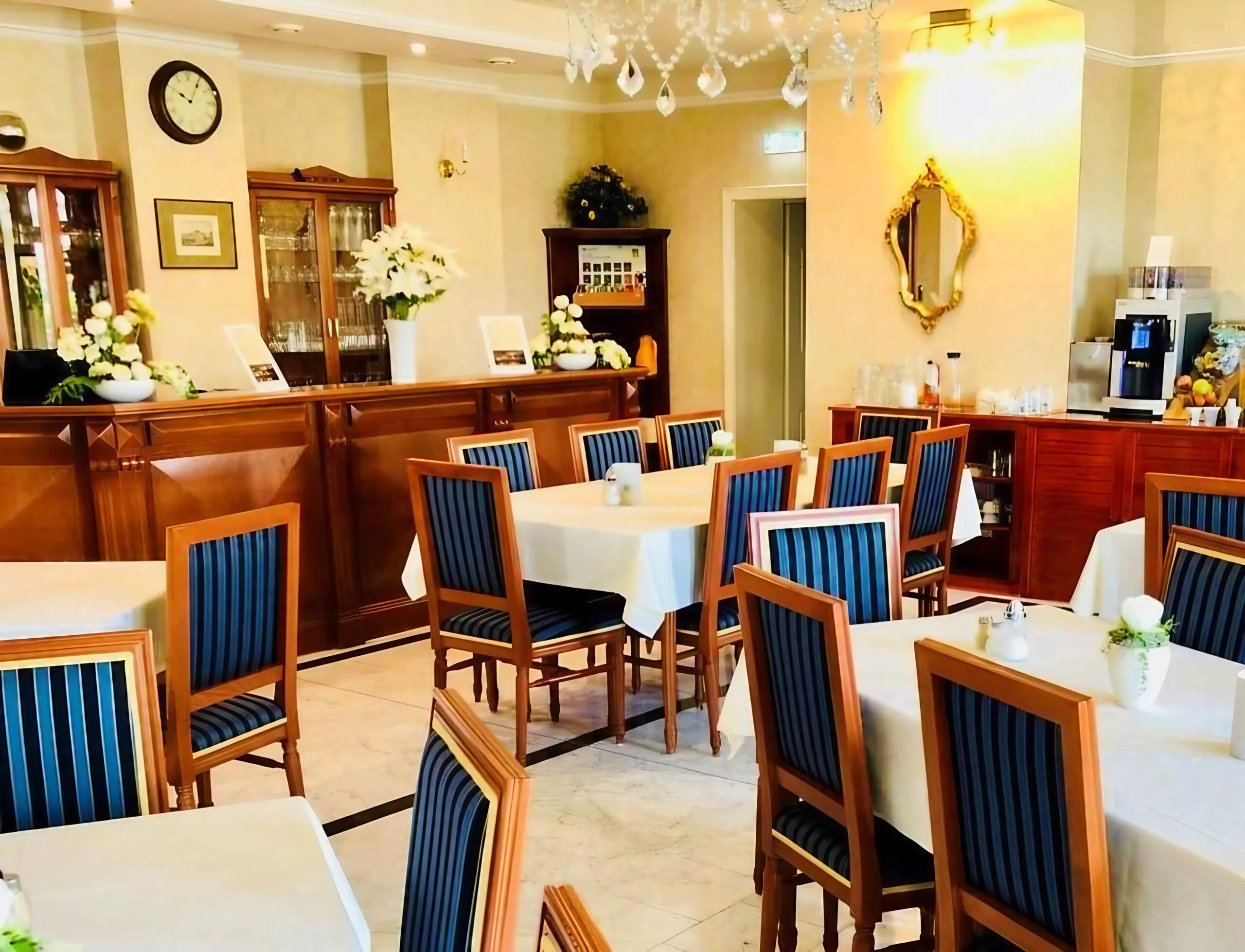 Frühstücksraum im Hotel am Bayrischen Platz