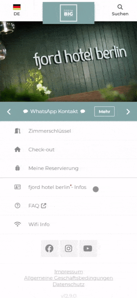 Digital door opening via smartphone